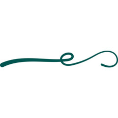 Naklejka premium Hand Drawn Swash Line