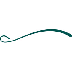 Hand Drawn Swash Line