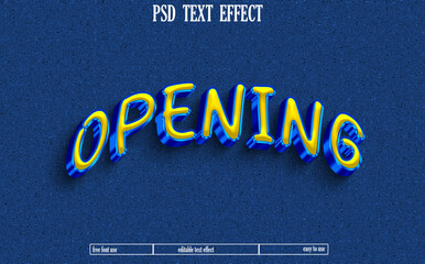 Text effect design.
