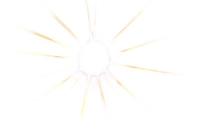 Bright Starburst With Radiating Light Beams on a transparent Background  Ideal as a graphic design element symbolizing brightness, energy, or a cosmic theme, making an impactful visual impression