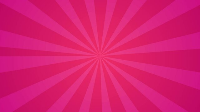 Pink sunburst background suitable for invitations, posters, social media graphics, and branding materials needing a vibrant and lively backdrop.