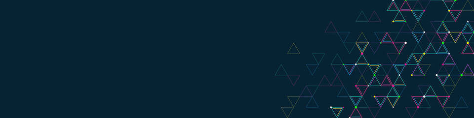 Abstract background with a geometric pattern of triangle shapes. Graphic design element