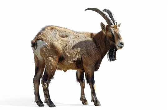 Understanding Capricorn: Traits and Characteristics Isolated On White Background.