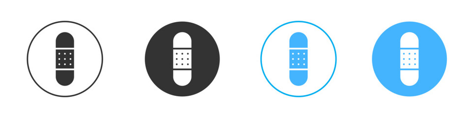 Band aid icon Vector Graphic set