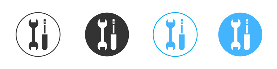 Repair tools icon Vector Graphic set