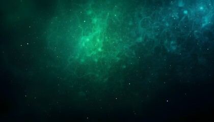 Fototapeta premium Dark Green Blue Glowing Grainy Gradient Background Noise Texture Backdrop Webpage Header Banner Design
