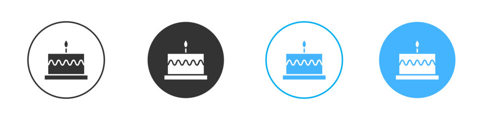Cake icon Vector Graphic set
