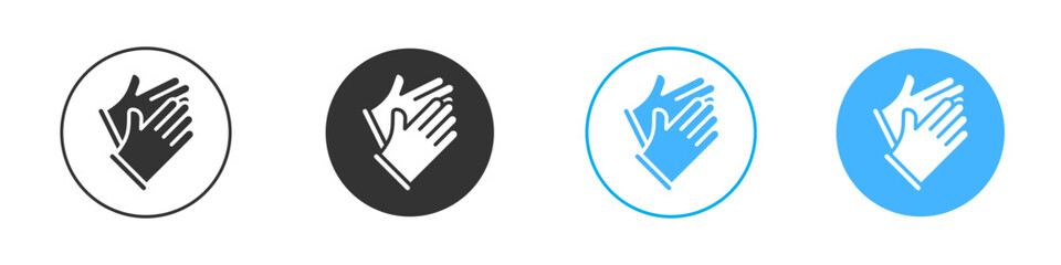 Glove icon Vector Graphic set