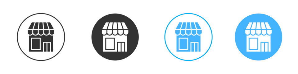 Store icon Vector Graphic set