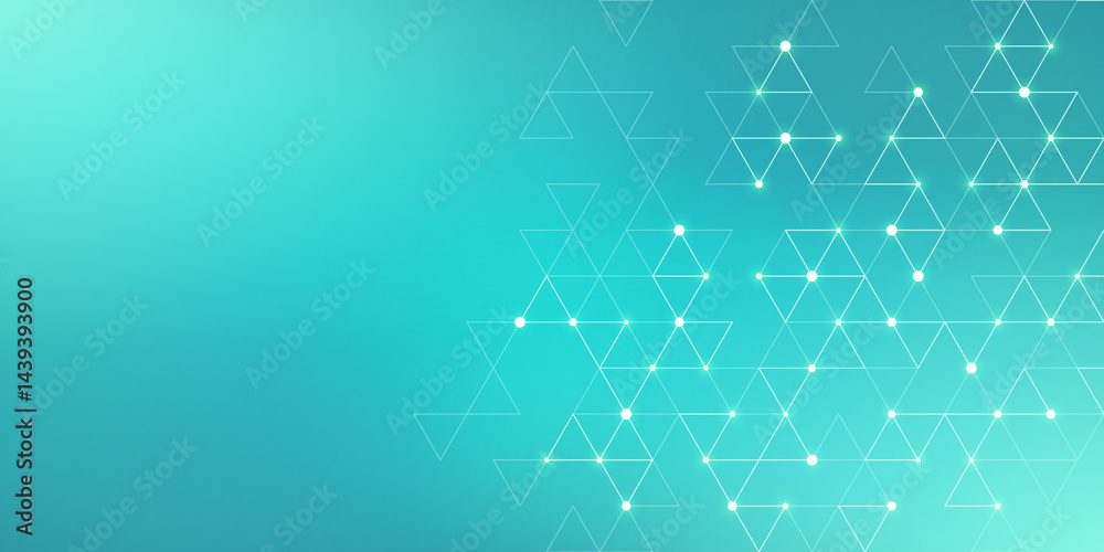 Aufkleber Abstract background with a geometric pattern of triangle shapes. Graphic design element
