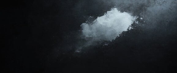 Fototapeta premium Abstract Powder Explosion on Black Background