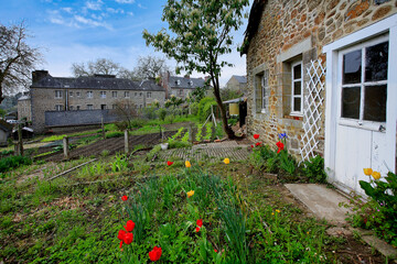 jardin maraîcher à Fontaine Daniel en Mayenne
