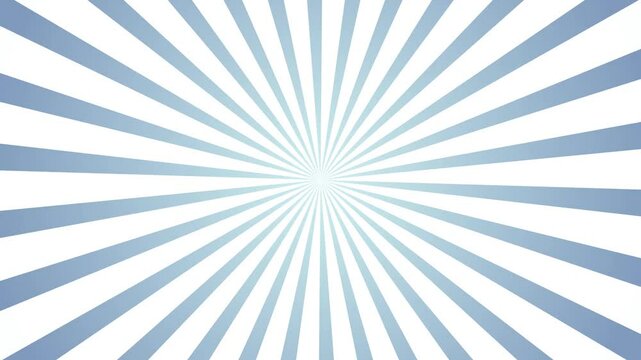 Blue and white striped sunburst pattern for backgrounds, invitations, textiles, and packaging design with a fresh summer vibe.