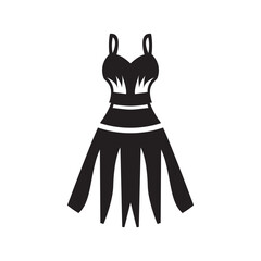 Summer themed sun frock silhouette