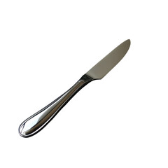 Fototapeta premium Stainless Steel Table Knife with a Smooth and Polished Finish