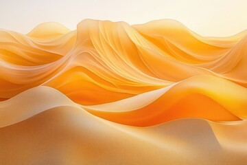 Fototapeta premium Abstract art depicting flowing golden sand dunes, a mesmerizing desert landscape.