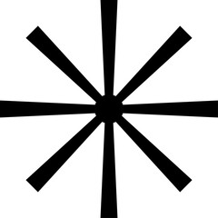 Shapes for swiss minimal style design. Trendy geometric postmodern primitive figures. illustration contemporary stars or flowers.