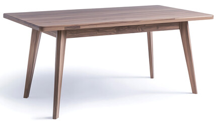 Fototapeta premium A wooden table with a white background
