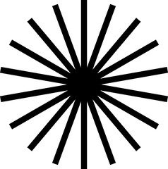 Shapes for swiss minimal style design. Trendy geometric postmodern primitive figures. illustration contemporary stars or flowers.