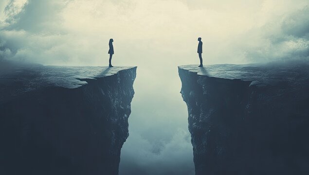 Separated figures, chasm