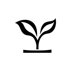 Small Plant Icon for Green & Eco-Friendly Designs