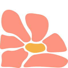 Abstract Groovy Flower