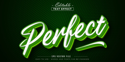 Perfect 3d text effect editable style.