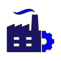 Obraz premium Factory prodution icon