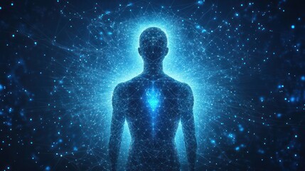 Enlightened Being, Cosmic Energy, Universe Background, Spiritual