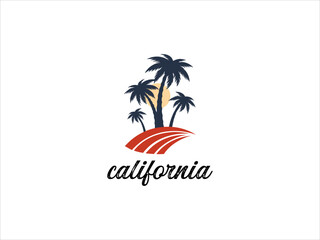 Obraz premium A classic, vintage inspired logo featuring a silhouette of a California grizzly bear standing atop a stylized base, with the word 