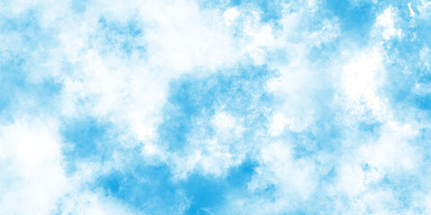 Abstract Watercolor shades blurry and defocused Cloudy Blue Sky Background, White cloud on blue sky background, modern creative themes beautiful concept art, Grunge light sky blue shades watercolor .