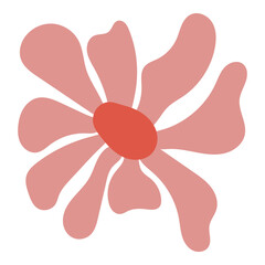 Abstract Groovy Flower