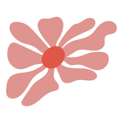 Abstract Groovy Flower