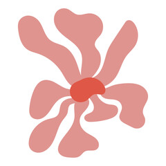 Abstract Groovy Flower