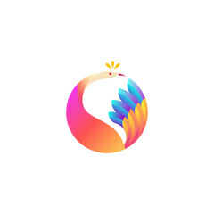 Birds of Paradise Gradient Icon