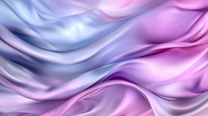 Abstract Flowing Pastel Silk Drape
