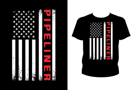 Pipeliner American Flag Quotes svg, Welder Svg, t-shirt design for prints, Welder t-shirt design cut file