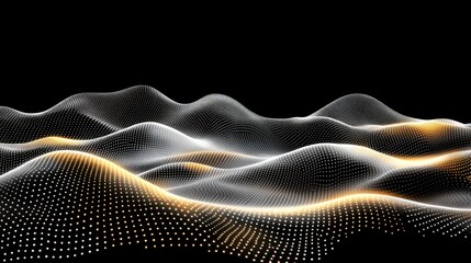 Obraz premium Abstract digital landscape (10)