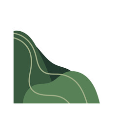 Green Abstract Aesthetic Corner 