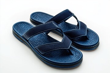 Comfortable blue sandals perfect for summer outings and casual strolls