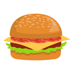 National Hamburger Day Illustration