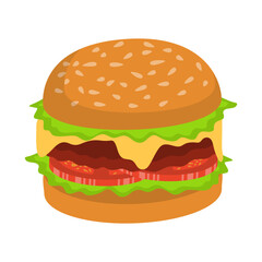 National Hamburger Day Illustration