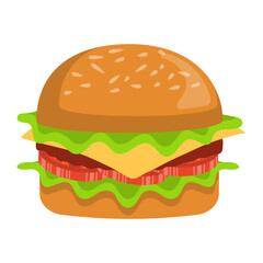 National Hamburger Day Illustration