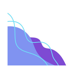 Aesthetic Abstract Wave Shape