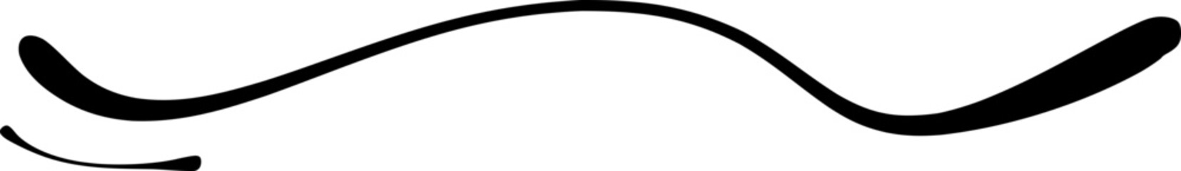 Fototapeta premium Hand Drawn Brush Line