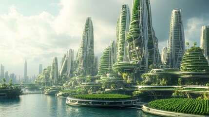 Eco-City of the Future: A Sustainable Metropolis on Water