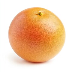 Isolated grapefruit citrus fruit fresh healthy food diet vitamin c nutrition orange background close up studio shot on transparent background