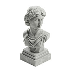 Classic Greek Bust Statue: High-Resolution Image