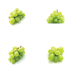 Fresh grape vector image in 3D