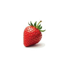 Fresh strawberry vector image in 3D